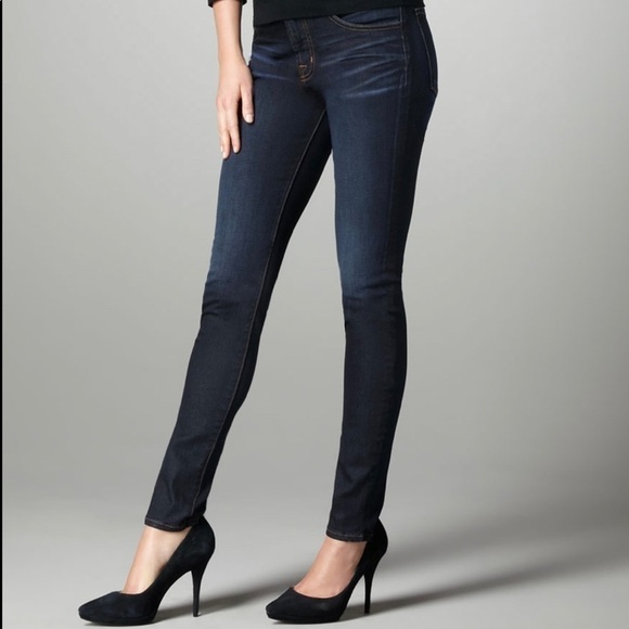 J Brand | Mazzaro Skinny Jeans Stretch Dark Wash Size 26 - Picture 1 of 8